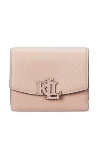Lauren Ralph Lauren - LAUREN RALPH LAUREN Mały Portfel Damski Cameryn 432966782004 Różowy. Kolor: różowy. Materiał: skóra