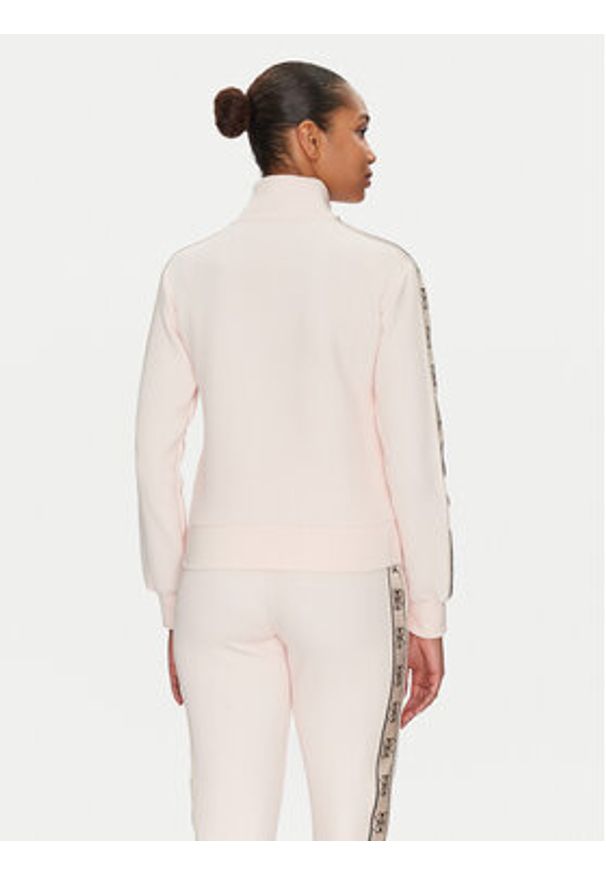 Guess Bluza V2YQ16 KB3P2 Różowy Regular Fit. Kolor: różowy. Materiał: syntetyk, bawełna