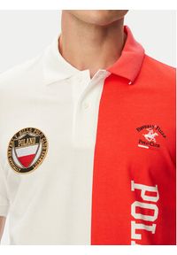 Beverly Hills Polo Club Polo F-SS26M-P0005 Biały Regular Fit. Typ kołnierza: polo. Kolor: biały. Materiał: bawełna #5