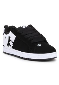 DC - Buty Dc Court Graffik M 300529-001 czarne. Okazja: na co dzień. Kolor: czarny. Materiał: skóra ekologiczna, nubuk. Szerokość cholewki: normalna #2