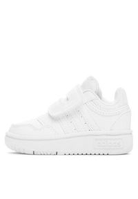 Adidas - adidas Sneakersy Hoops GW0442 Biały. Kolor: biały. Materiał: materiał