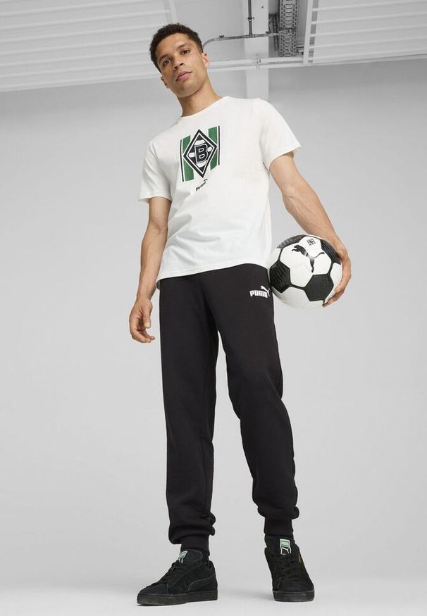 Puma - Męska koszulka ftblCULTURE Borussia Mönchengladbach PUMA White. Kolor: biały. Materiał: guma. Wzór: nadruk