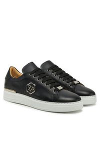 Philipp Plein - PHILIPP PLEIN Sneakersy SAES USC0670 PLE010 Czarny. Kolor: czarny. Materiał: skóra #4