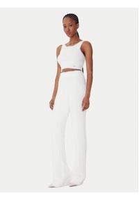 Guess Spodnie dzianinowe O5BB03 Z1282 Écru Flare Fit. Materiał: syntetyk