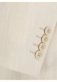 Pako Lorente - PAKO LORENTE – Beżowa męska marynarka garniturowa. Kolor: beżowy. Materiał: wełna, lycra, poliester #4