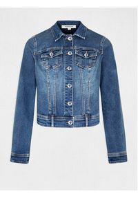 Morgan Kurtka jeansowa 231-VPOMI Niebieski Regular Fit. Kolor: niebieski. Materiał: jeans, bawełna #3