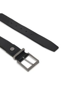 Calvin Klein Pasek Męski Casual Adj. Belt 3.5Cm K50K504301 Czarny. Kolor: czarny. Materiał: skóra. Styl: casual