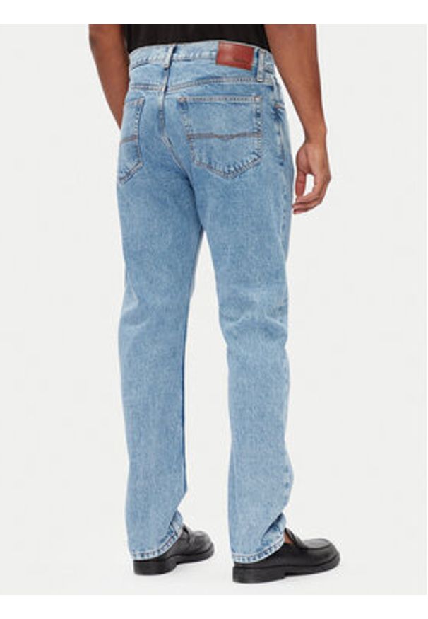 Pepe Jeans Jeansy PM207394 Niebieski Straight Fit. Kolor: niebieski