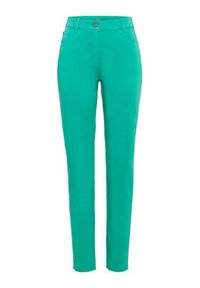 Olsen Spodnie materiałowe Mona 14000620 Zielony Slim Fit. Kolor: zielony. Materiał: bawełna, syntetyk #8