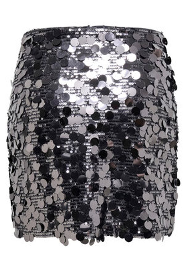 only - ONLY Spódnica mini Jadel 15336231 Szary Regular Fit. Kolor: szary. Materiał: syntetyk