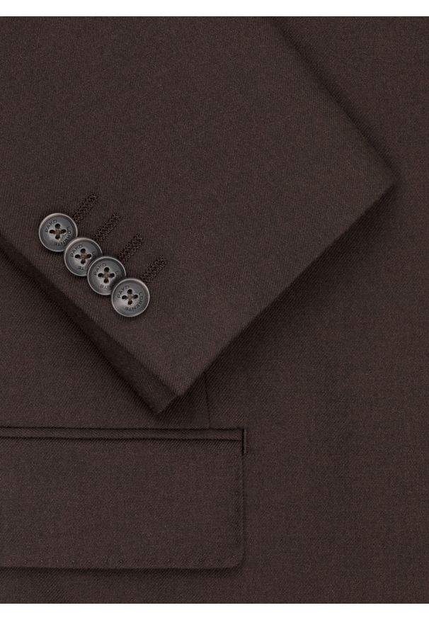 Pako Lorente - PAKO LORENTE – Brązowa marynarka męska. Kolor: brązowy, szary, beżowy. Materiał: poliester, wiskoza, elastan. Sezon: jesień