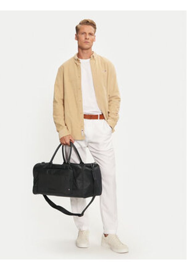 TOMMY HILFIGER - Tommy Hilfiger Torba AM0AM12686 Czarny. Kolor: czarny. Materiał: materiał
