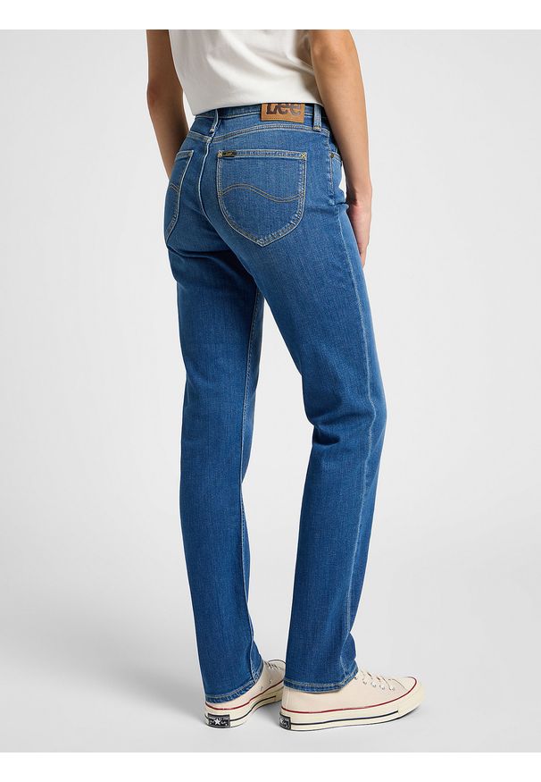 Lee - LEE DAMSKIE SPODNIE JEANSOWE LEE MARION STRAIGHT MID STOP 112355267