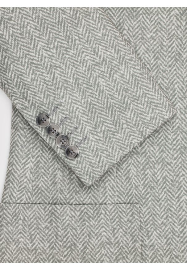 Pako Lorente - PAKO LORENTE - Marynarka męska w jodełkę. Materiał: poliester, elastan, wiskoza. Wzór: jodełka