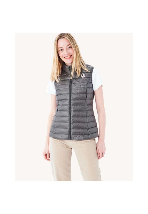 Jott - JOTT SEDA NOOS Szary. Kolor: wielokolorowy, szary, brązowy. Długość rękawa: bez rękawów. Sezon: zima. Sport: narciarstwo