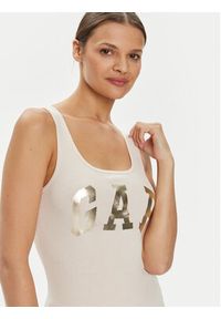 GAP - Gap Top 715017-03 Écru Slim Fit. Materiał: bawełna, syntetyk