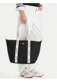 TOMMY HILFIGER - Tommy Hilfiger Torebka Tjw Ess Daily Tote AW0AW18461 Czarny. Kolor: czarny #1