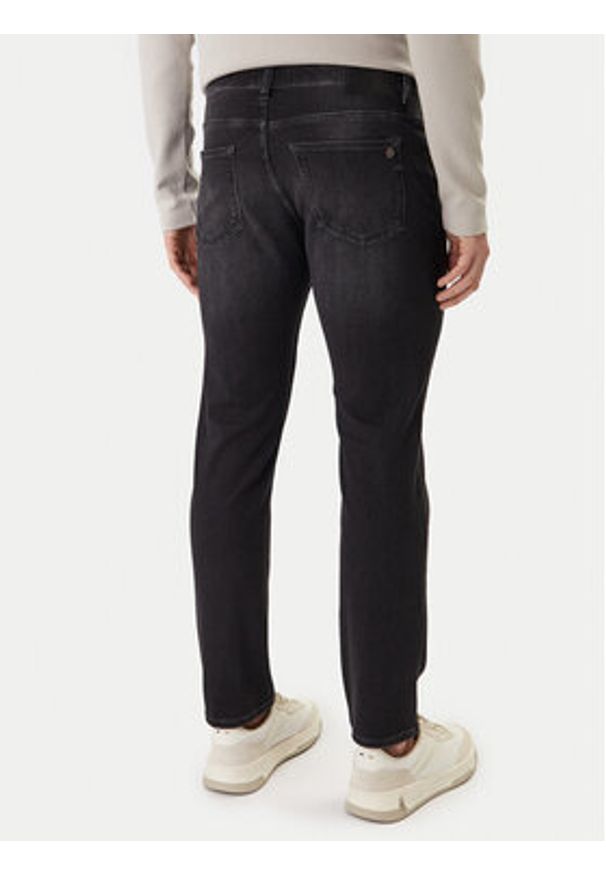 BOSS Jeansy Delaware 50553405 Czarny Slim Fit. Kolor: czarny