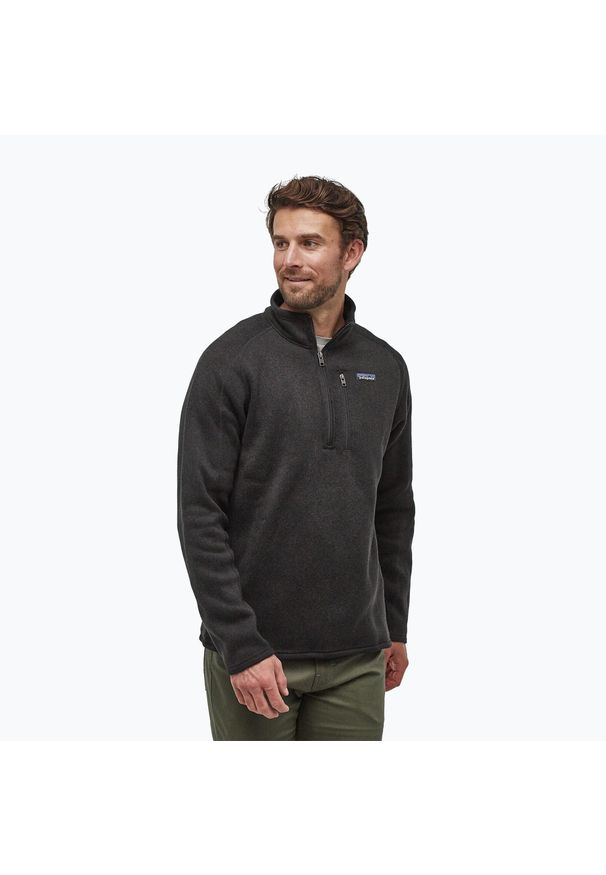 Bluza polarowa męska Patagonia Better Sweater. Kolor: czarny. Materiał: polar