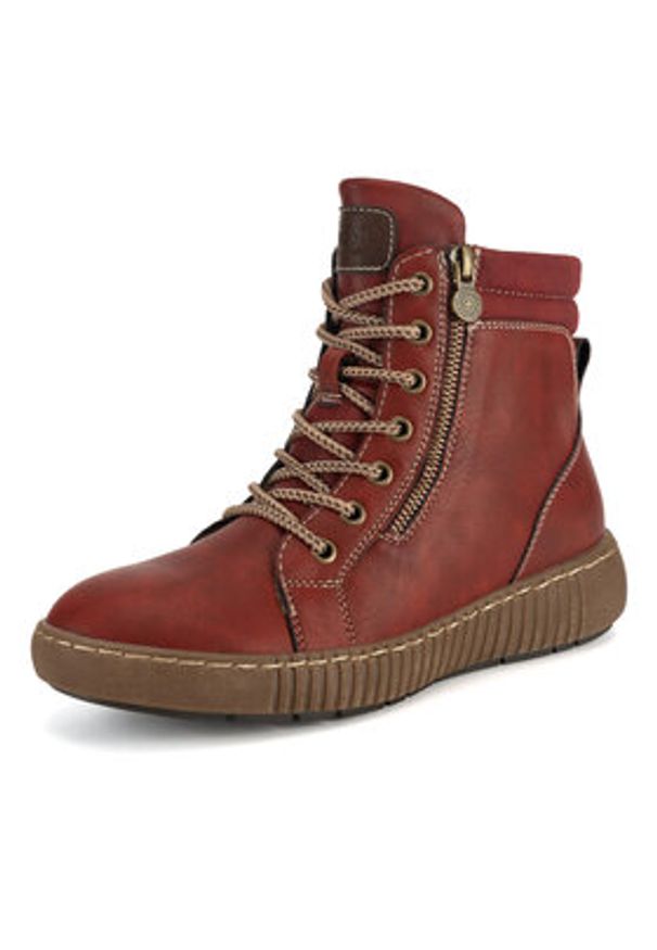 Go Soft Botki WS5586-28 Czerwony. Kolor: czerwony. Materiał: skóra