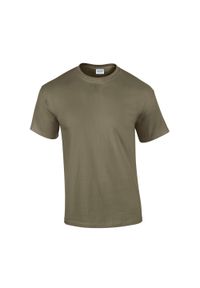 GILDAN - Ultra Bawełniana Koszulka Unisex Dla Dorosłych. Kolor: zielony. Materiał: bawełna. Sport: turystyka piesza #1