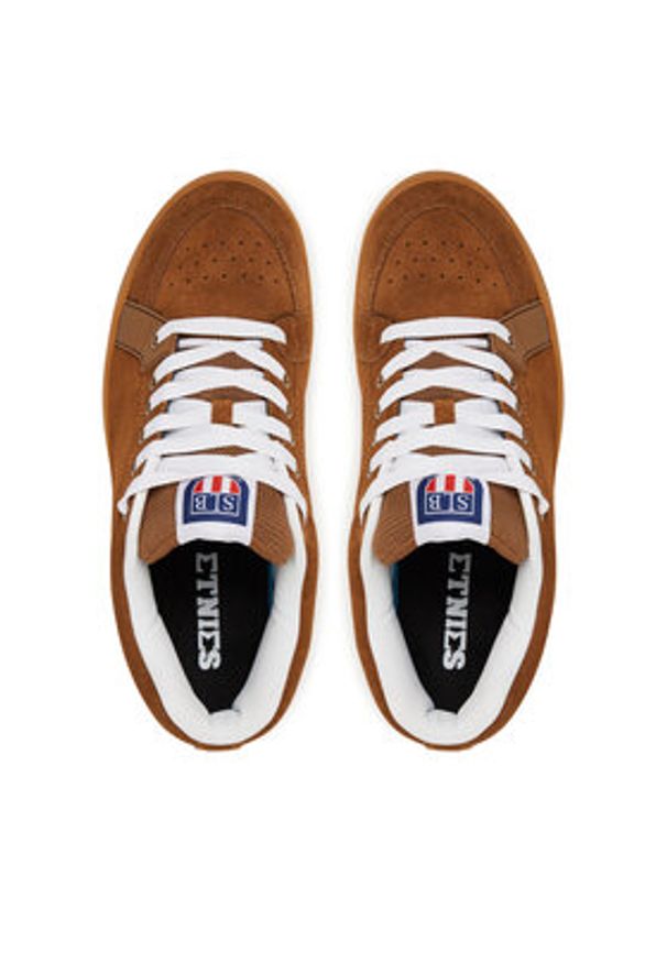 Etnies Sneakersy Sal 23 4102000155 Brązowy. Kolor: brązowy. Materiał: skóra, zamsz