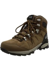 Buty trekkingowe damskie Jack Wolfskin Refugio Texapore Mid. Kolor: brązowy. Styl: sportowy #1