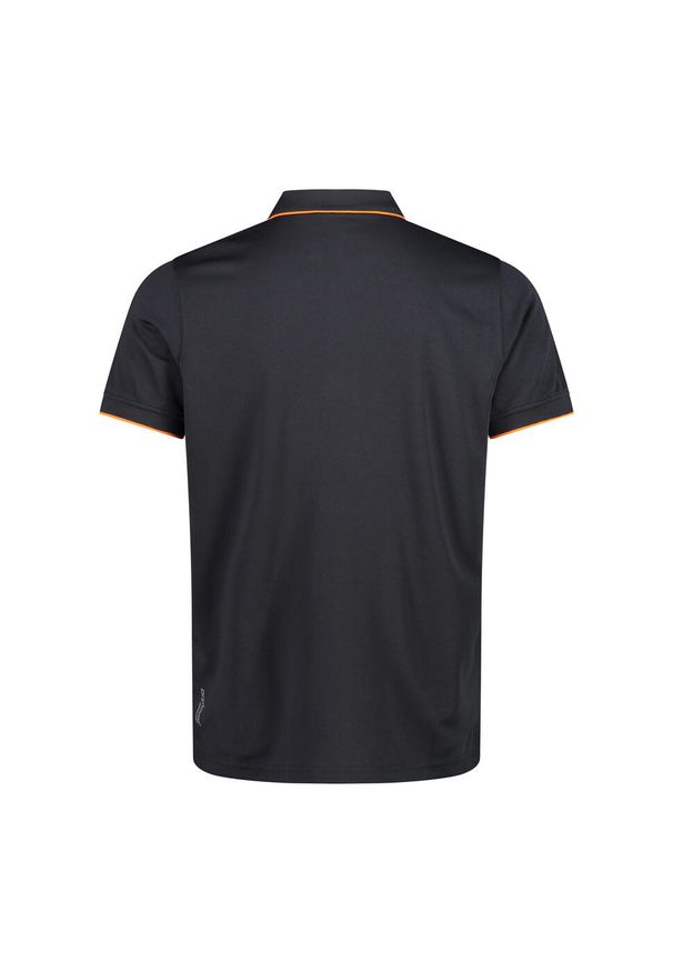 Koszulka męska turystyczna CMP 39T5807. Okazja: na co dzień. Typ kołnierza: polo. Kolor: wielokolorowy, szary, brązowy. Styl: casual, sportowy