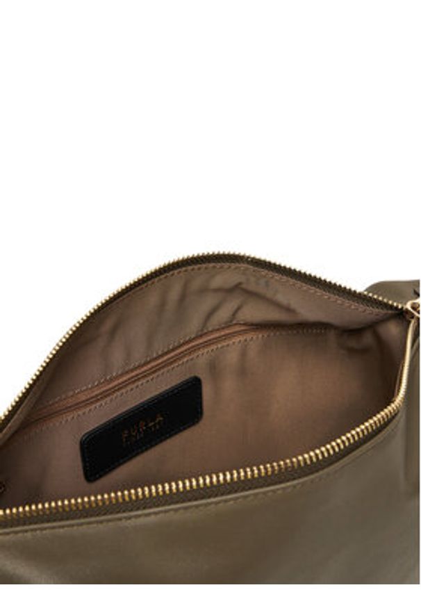 Furla Torebka WB01656 BX2045 CN 2810S Khaki. Kolor: brązowy. Materiał: skórzane