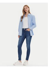 Tommy Jeans Jeansy Nora DW0DW21819 Granatowy Skinny Fit. Kolor: niebieski