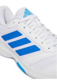 Adidas - adidas Buty halowe Ligra 8 KJ3667 Biały. Kolor: biały. Materiał: materiał #2