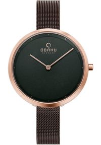 OBAKU - Zegarek damski Obaku Denmark V227LXVNMN czarny. Kolor: czarny #1