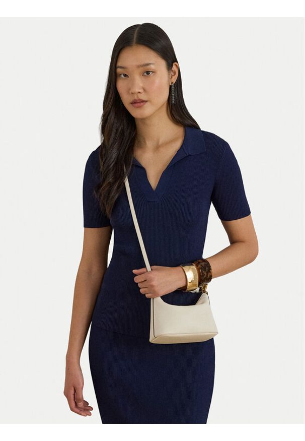 Lauren Ralph Lauren - LAUREN RALPH LAUREN Torebka 431P10531005 Écru. Kolor: kremowy. Materiał: skórzane
