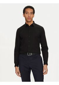 Calvin Klein Koszula K10K112743 Czarny Extra Slim Fit. Kolor: czarny. Materiał: bawełna