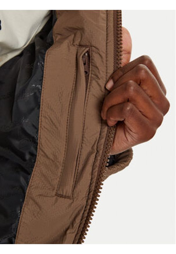 Dickies Płaszcz zimowy Alatna Long DK0A4XR9MR1 Brązowy Regular Fit. Kolor: brązowy. Materiał: syntetyk. Sezon: zima