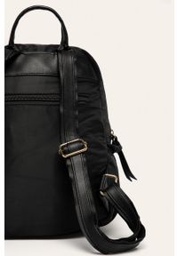 ANSWEAR - Answear - Plecak. Kolor: czarny. Materiał: materiał, skóra. Wzór: gładki #2
