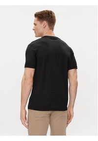 Calvin Klein T-Shirt Smooth K10K112507 Czarny Regular Fit. Kolor: czarny. Materiał: bawełna