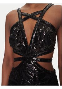 Just Cavalli Sukienka wieczorowa 78PAO951 Czarny Slim Fit. Kolor: czarny. Materiał: syntetyk. Styl: wizytowy #4