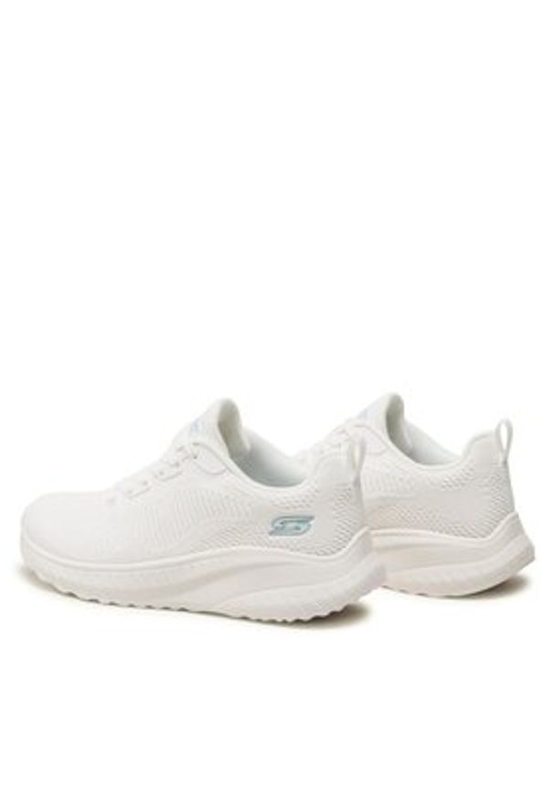 skechers - Skechers Sneakersy BOBS SPORT Face Off 117209/OFWT Biały. Kolor: biały. Materiał: mesh. Model: Skechers Sport