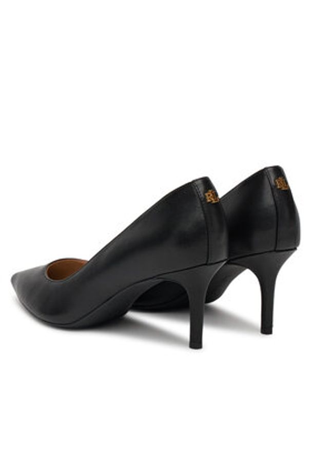 Lauren Ralph Lauren - LAUREN RALPH LAUREN Szpilki Lanette 802972023001 Czarny. Kolor: czarny. Materiał: skóra. Obcas: na szpilce