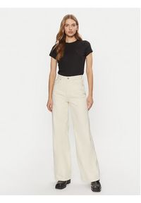 Calvin Klein Jeansy K20K208018 Écru Wide Leg