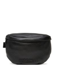 Just Cavalli Saszetka nerka 78QA4B13 ZSB81 Czarny. Kolor: czarny. Materiał: skóra