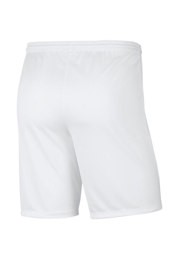 Spodenki piłkarskie męskie Nike Dry Park III treningowe szybkoschnące Dri Fit. Kolor: biały, czarny, wielokolorowy. Technologia: Dri-Fit (Nike). Sport: piłka nożna