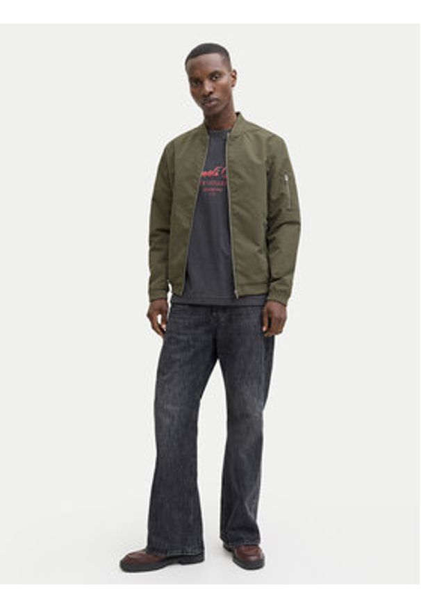 Jack & Jones Kurtka bomber Rush 12165203 Zielony Regular Fit. Kolor: zielony. Materiał: syntetyk