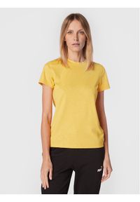 Puma T-Shirt Inland 535814 Żółty Classic Fit. Kolor: żółty. Materiał: syntetyk