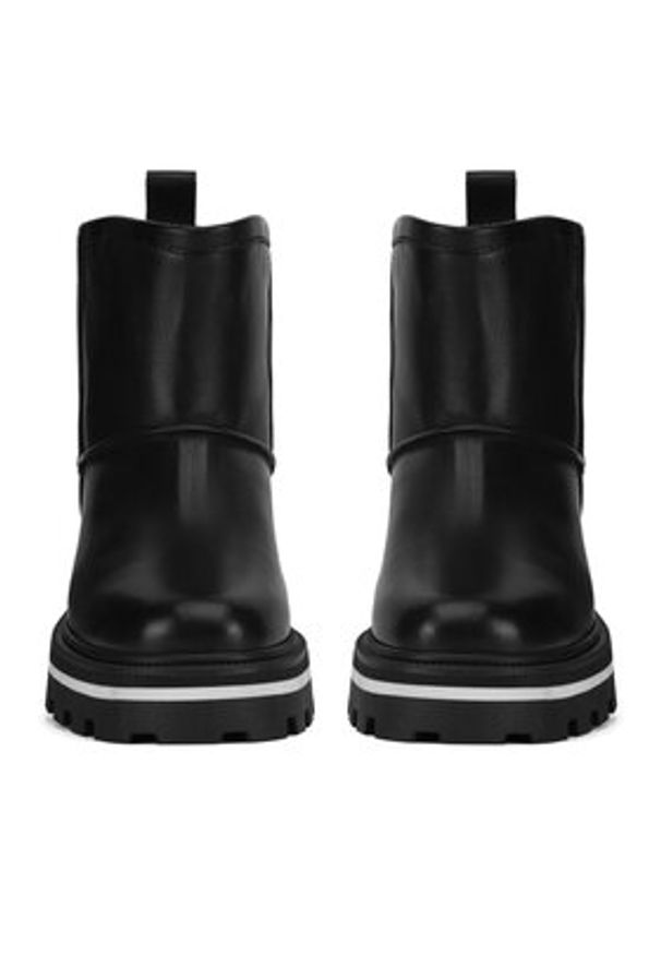 Gino Rossi Botki CASA-24FW302 Czarny. Kolor: czarny. Materiał: skóra