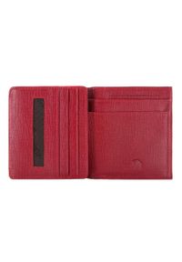 Wittchen - Skórzany portfel damski czerwony. Kolor: czerwony. Materiał: skóra. Wzór: aplikacja #6