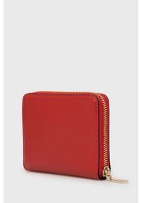 DKNY - Dkny portfel skórzany R8313656 kolor czerwony. Kolor: czerwony. Materiał: skóra. Wzór: gładki #4