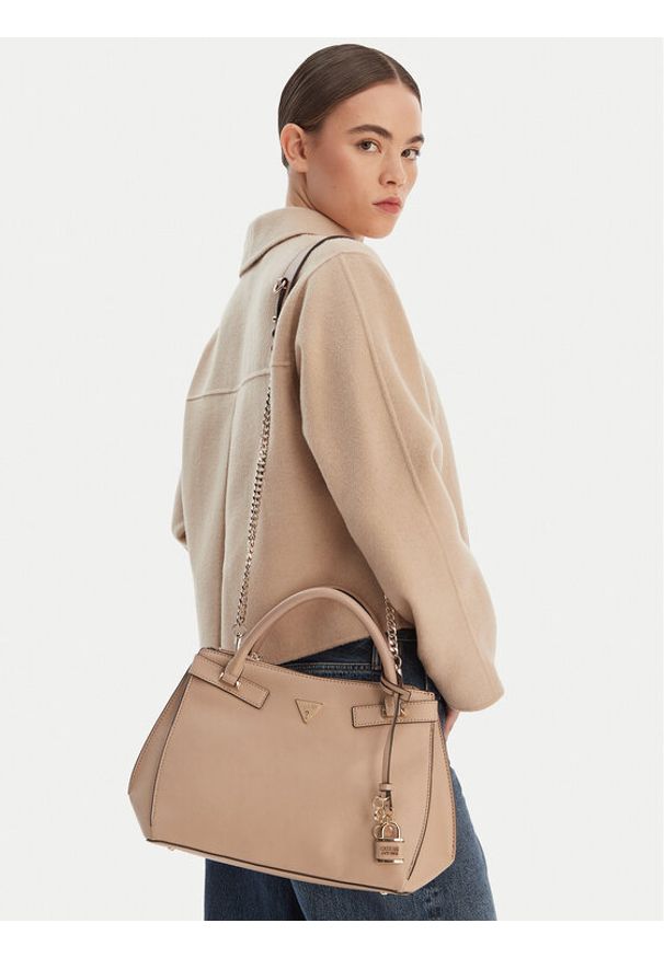 Guess Torebka Serenova HWZG80 91060 Beżowy. Kolor: beżowy. Materiał: skórzane