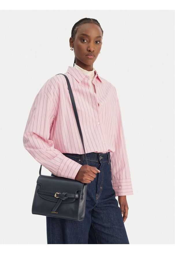 Coccinelle Torebka TLA Coccinellesabine E1 TLA 15 01 01 Granatowy. Kolor: niebieski. Materiał: skórzane